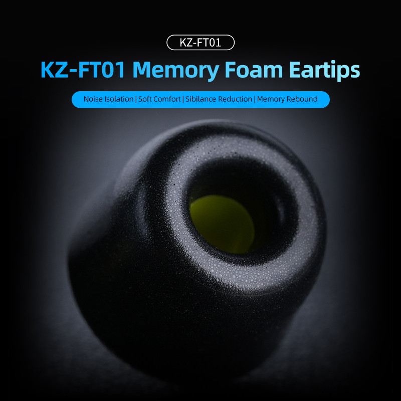 KZ FT01 High-End Memory Cotton - Earphone Foam Tip ulasan dan harga