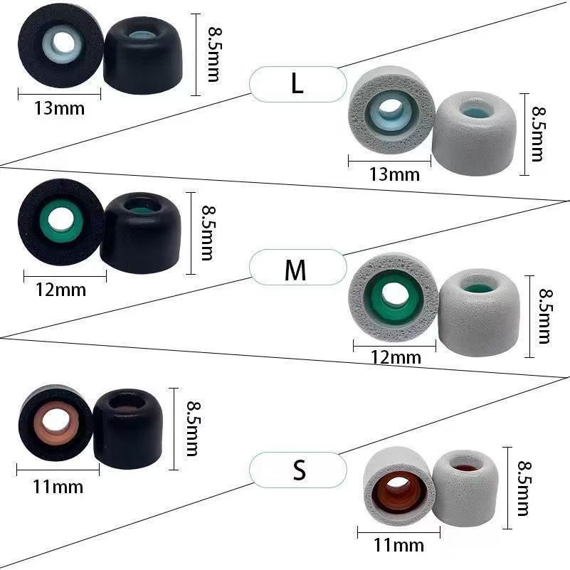 1 Pair Memory Foam Earbuds Ear - Earphone Foam Tip ulasan dan harga