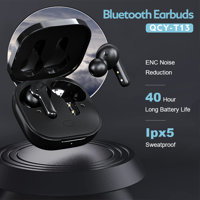 QCY T13 TWS Wireless Bluetooth - Bluetooth Headset On Ear ulasan dan harga